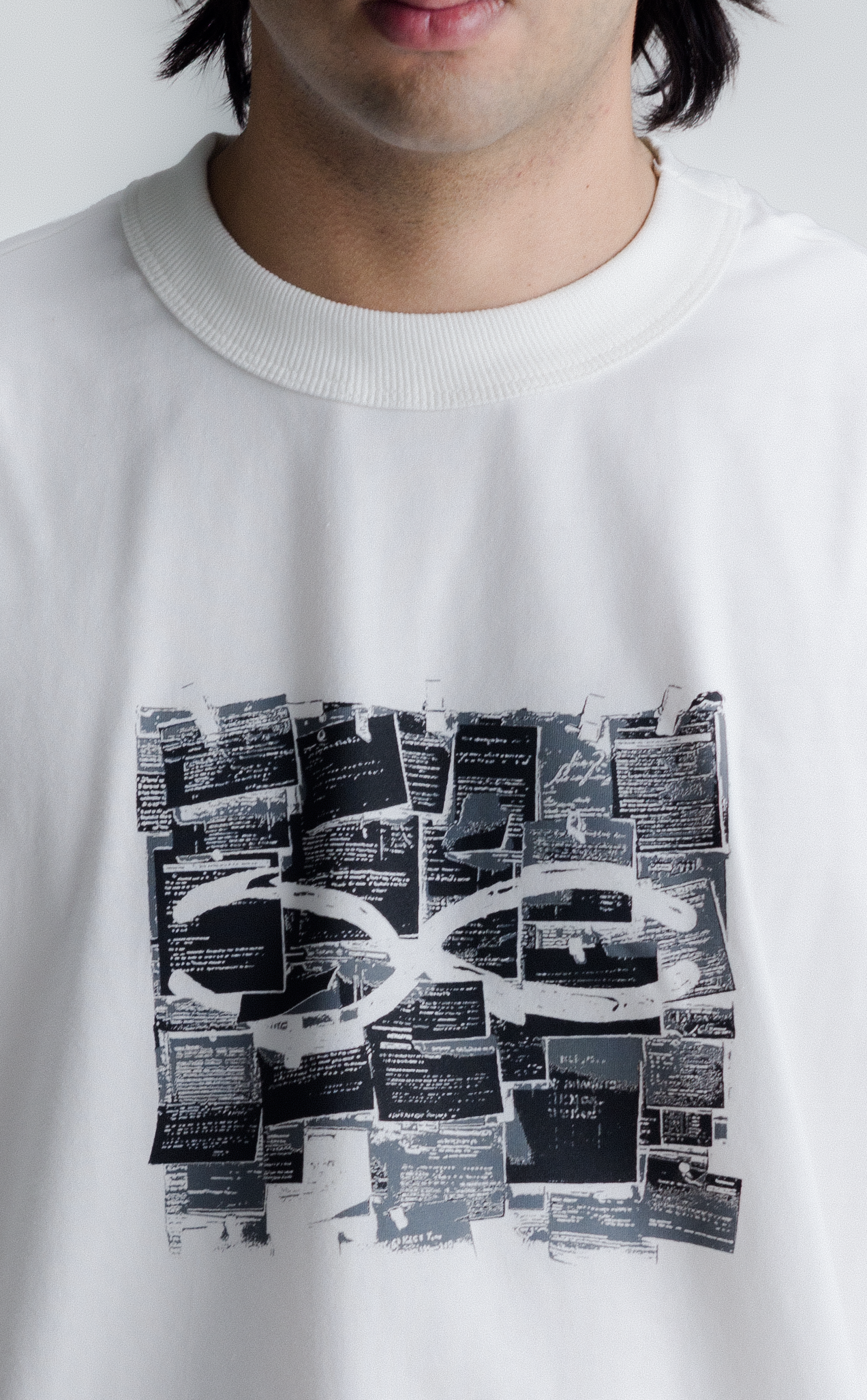 T-SHIRT QC NOTES BOXY OFF WHITE