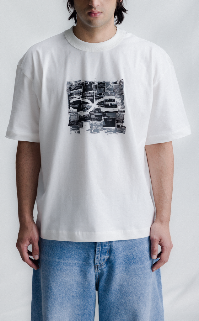 T-SHIRT QC NOTES BOXY OFF WHITE