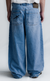 [PRÉ-VENDA] SIDE DART DENIM BAGGY PANTS BABY BLUE
