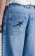 [PRÉ-VENDA] SIDE DART DENIM BAGGY PANTS BABY BLUE