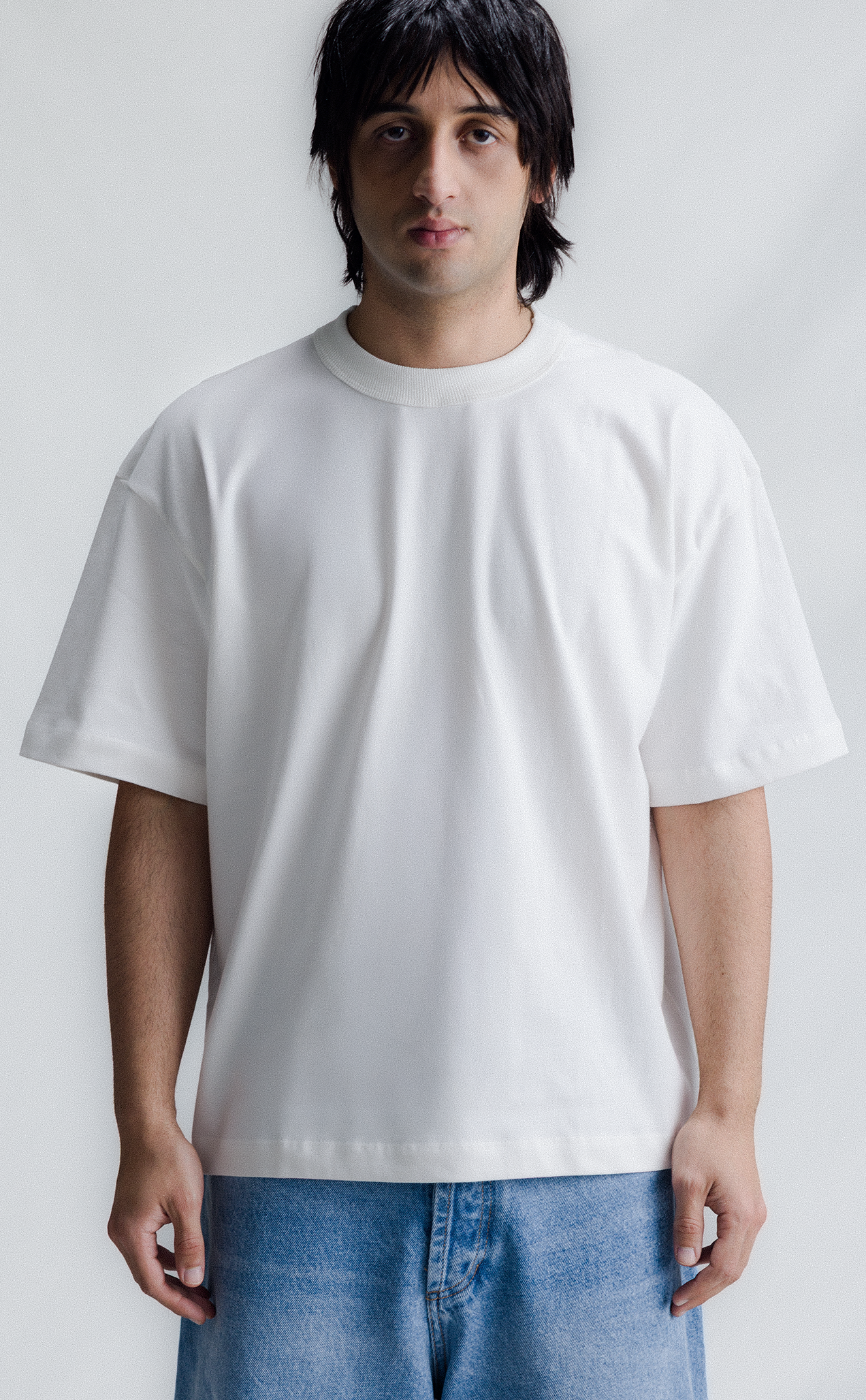 T-SHIRT GRAFITE BURNOUT BOXY OFF WHITE