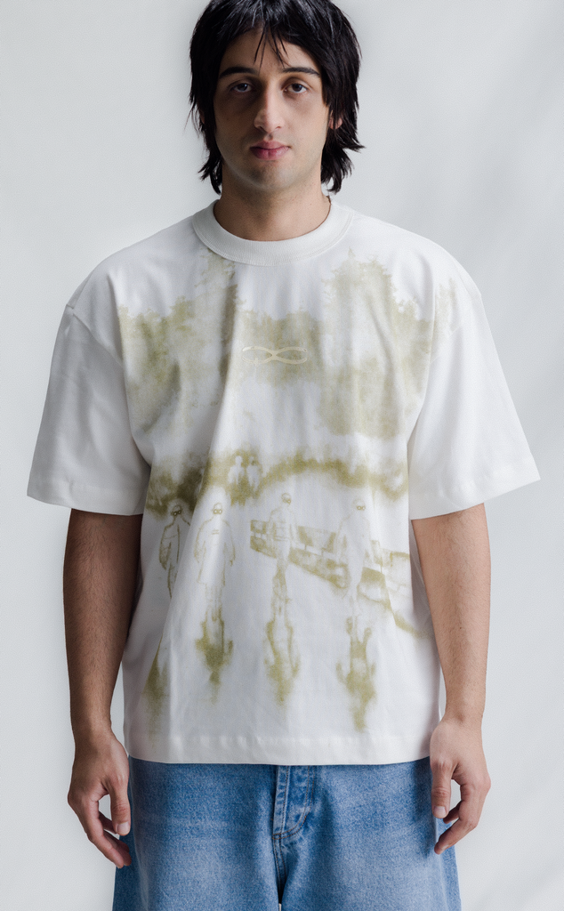T-SHIRT QC PAINT BOXY OFF WHITE