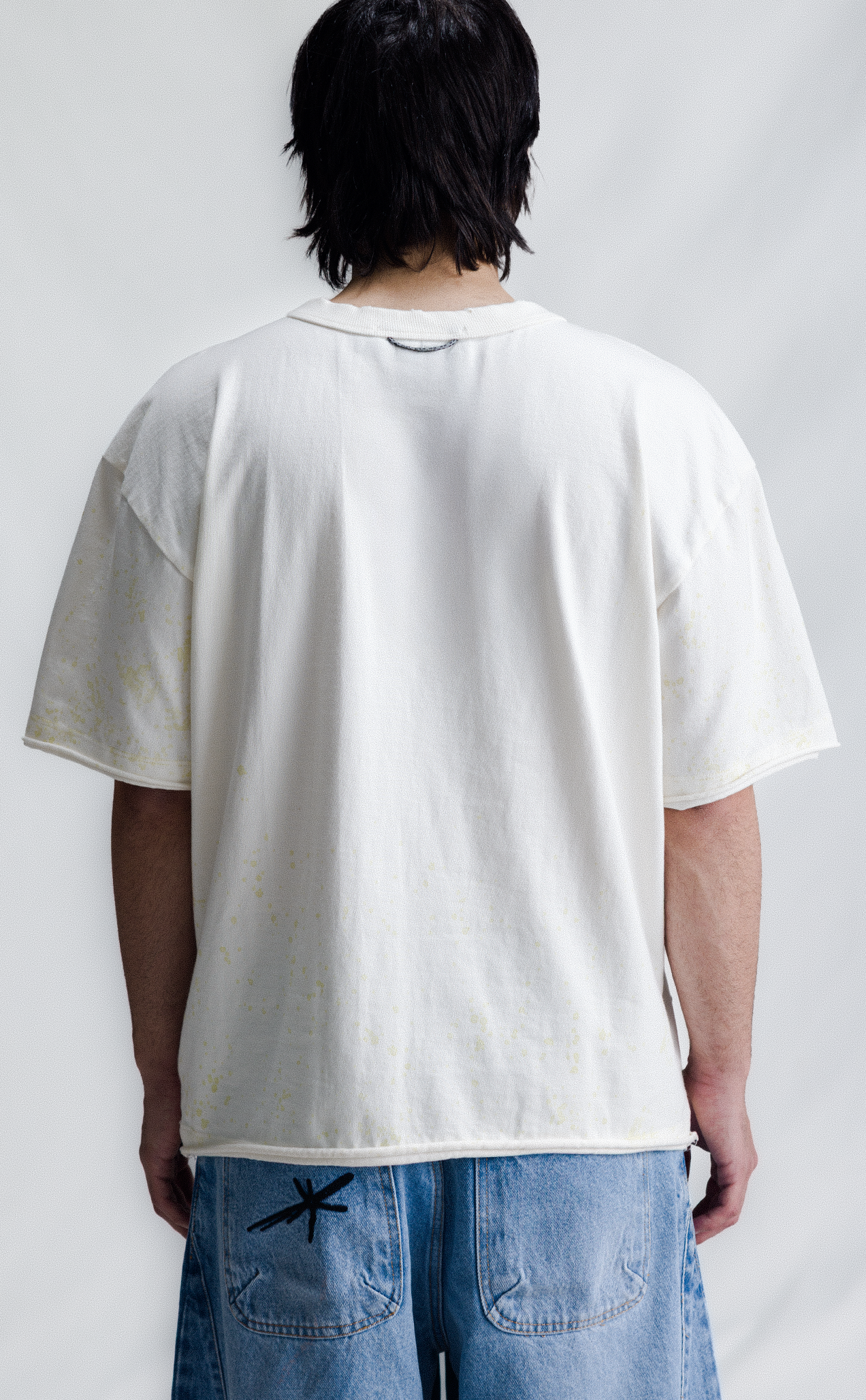 T-SHIRT ULTIMA RATIO BOXY TEARED OFF WHITE