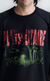 T-SHIRT PIQUET PLAYSOLITAIRE OVERSIZED RAGLAN BLACK
