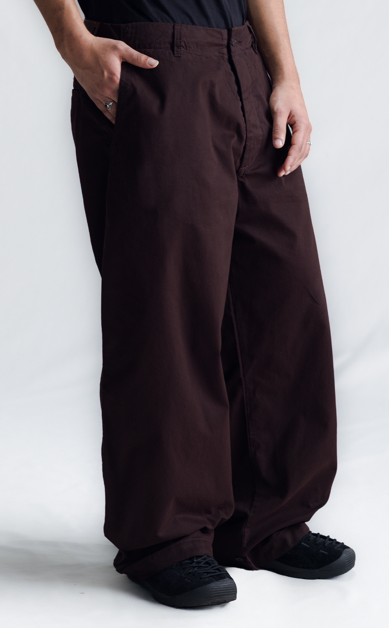 [PRÉ-VENDA] COMBAT TWILL BAGGY PANTS CAFÉ