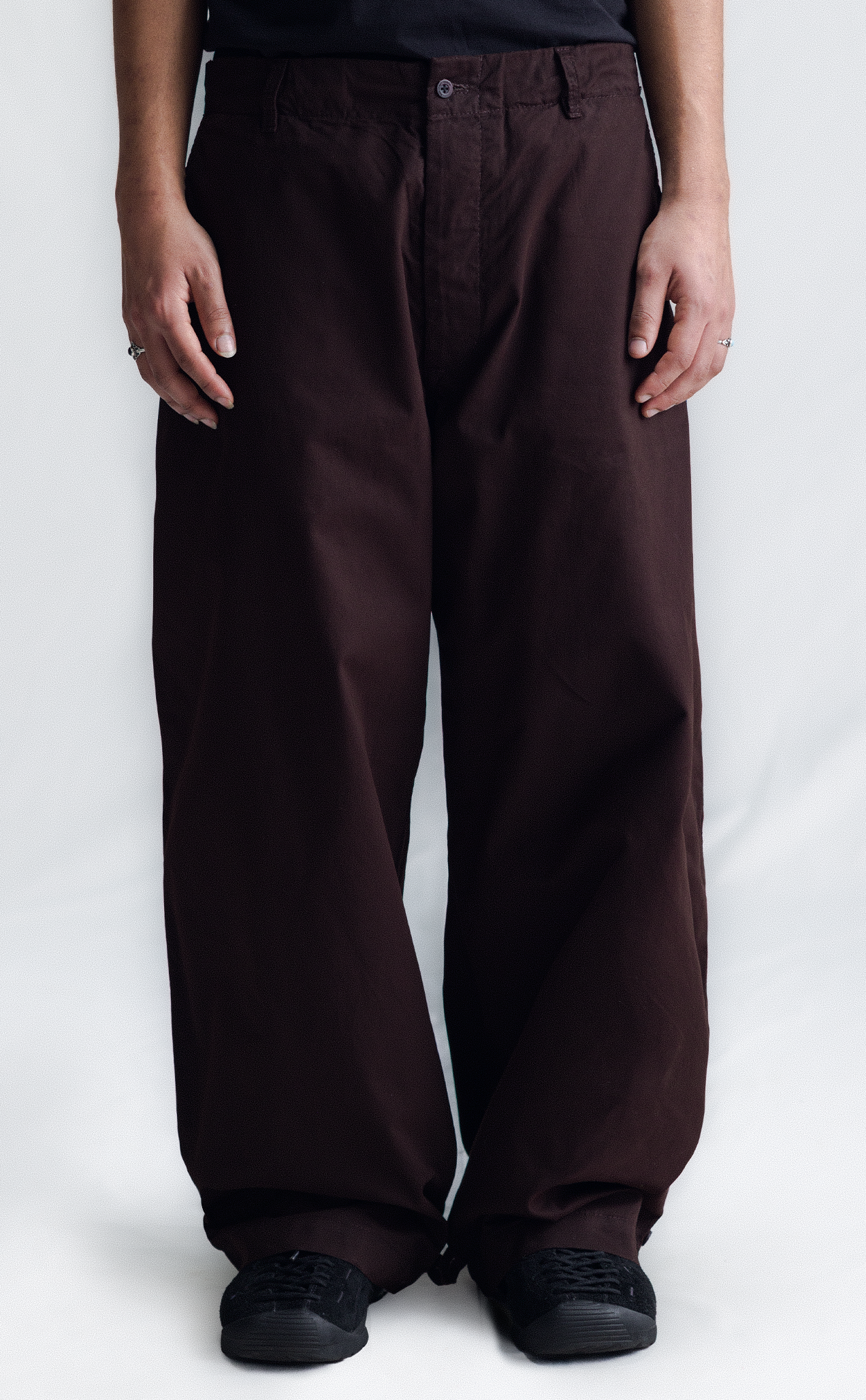 [PRÉ-VENDA] COMBAT TWILL BAGGY PANTS CAFÉ