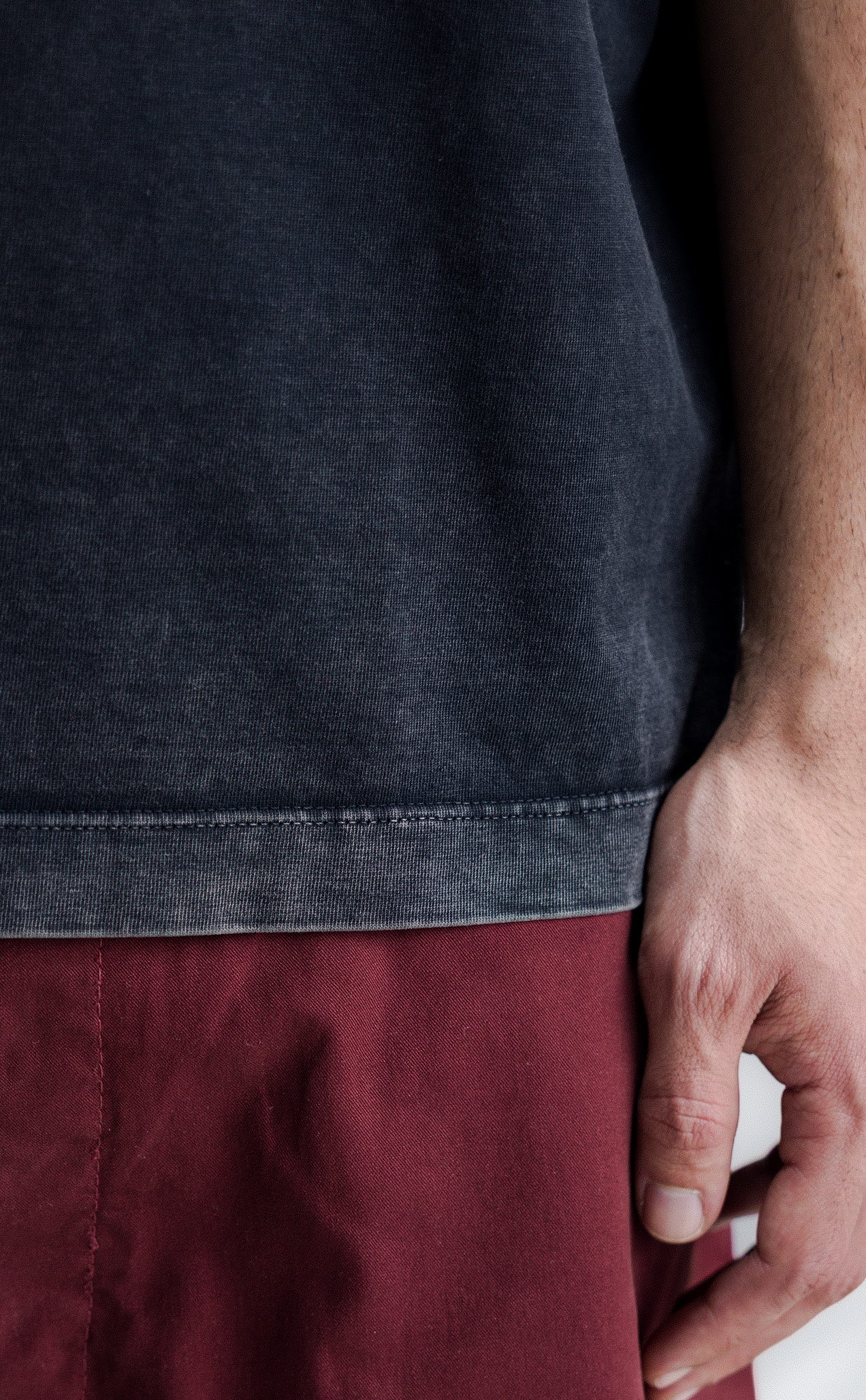 T-SHIRT SADISK BOXY WASHED GREY