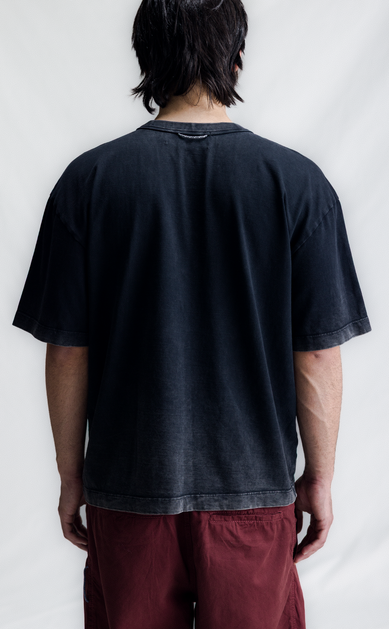 T-SHIRT SADISK BOXY WASHED GREY