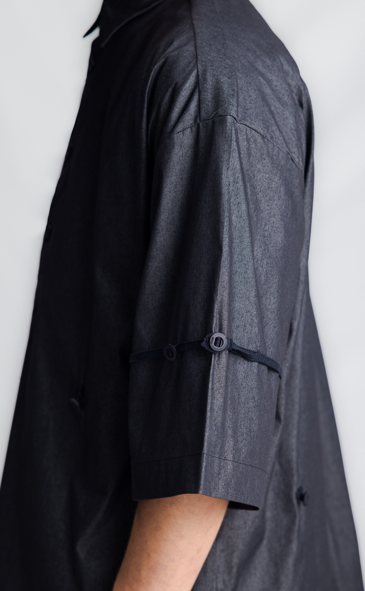MOTIF SHORTSLEEVE SHIRT PRETO