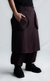 OVERLAP G-HOOK SKIRT CAFÉ