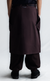 OVERLAP G-HOOK SKIRT CAFÉ