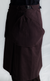OVERLAP G-HOOK SKIRT CAFÉ