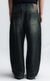 [PRÉ-VENDA] SIDE DART DENIM BAGGY PANTS ACID BLACK