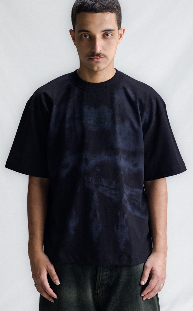 T-SHIRT QC PAINT BOXY BLACK