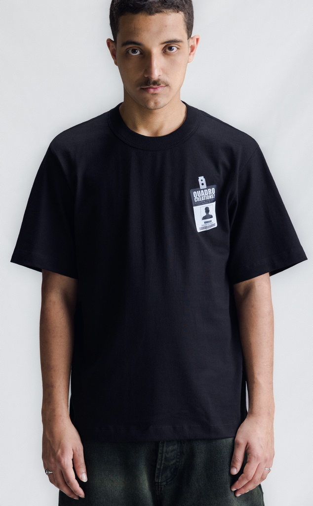 TSHIRT FRAME SENIOR BADGE REGULAR BLACK