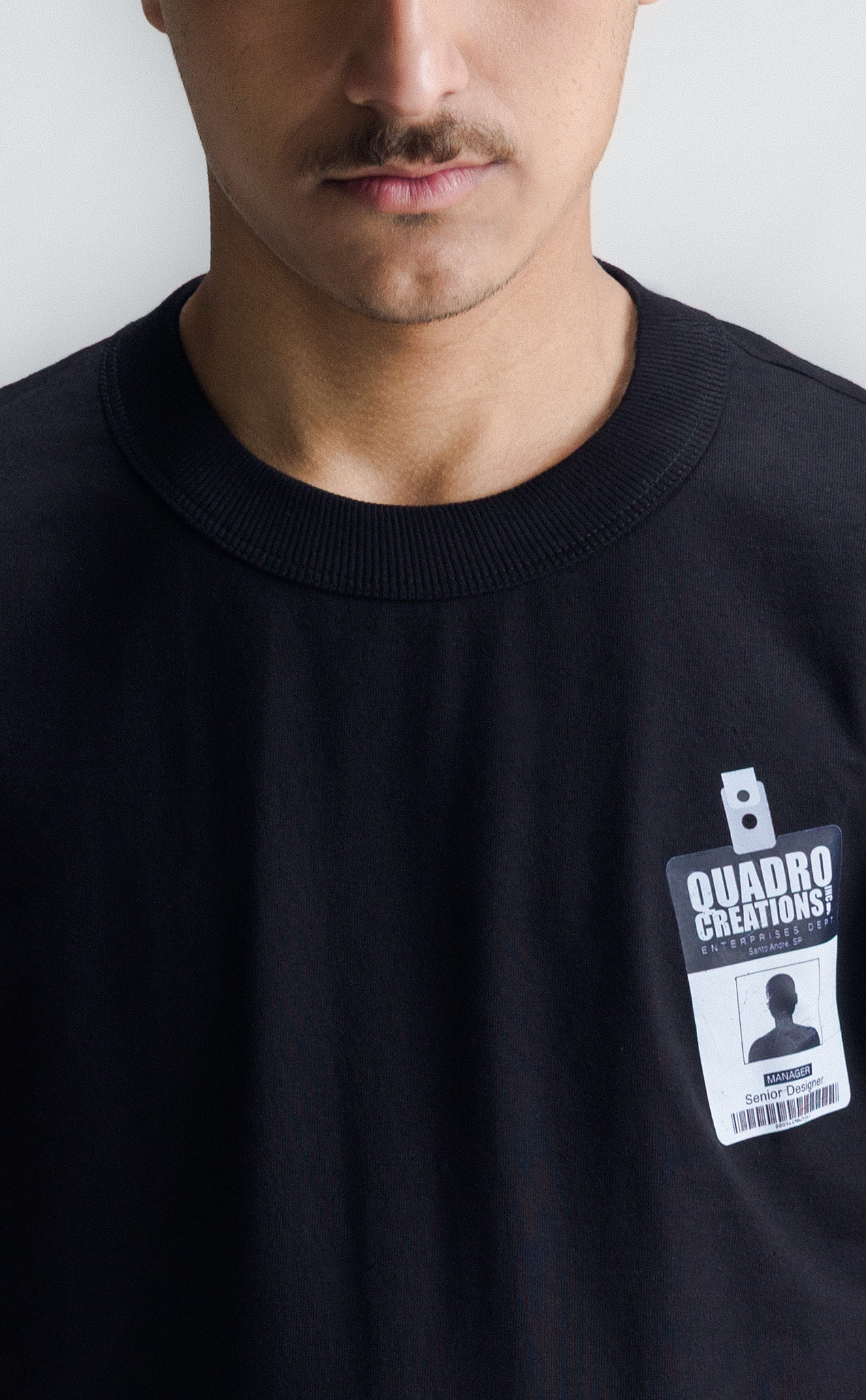 TSHIRT FRAME SENIOR BADGE REGULAR BLACK