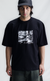 T-SHIRT QC NOTES BOXY BLACK
