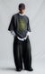 T-SHIRT BURN-IN OVERSIZED RAGLAN STONED ACID GREEN