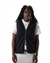 SSUNA DARK GREY PUFFER VEST