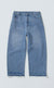 [PRÉ-VENDA] SIDE DART DENIM BAGGY PANTS BABY BLUE