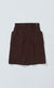 OVERLAP G-HOOK SKIRT CAFÉ
