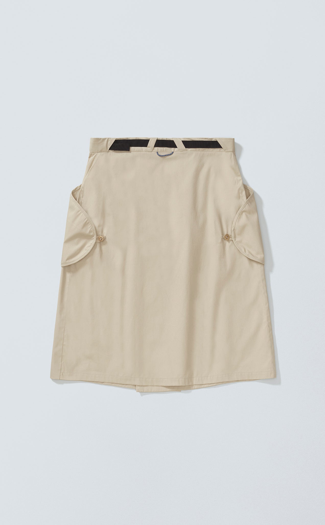 OVERLAP G-HOOK SKIRT CAQUI
