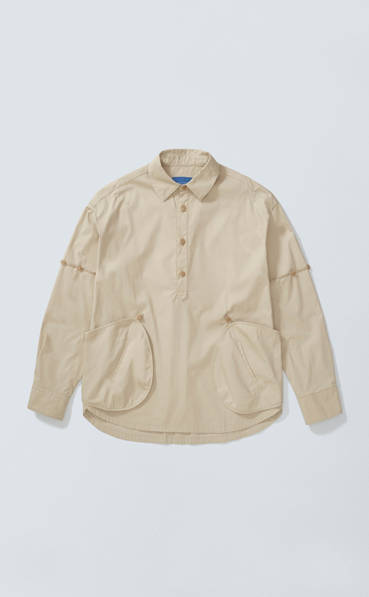 MOTIF LONGSLEEVE SHIRT CAQUI