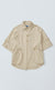 MOTIF SHORTSLEEVE SHIRT CAQUI