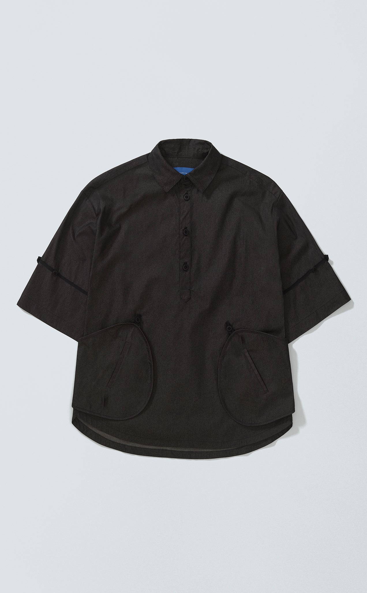 MOTIF SHORTSLEEVE SHIRT PRETO