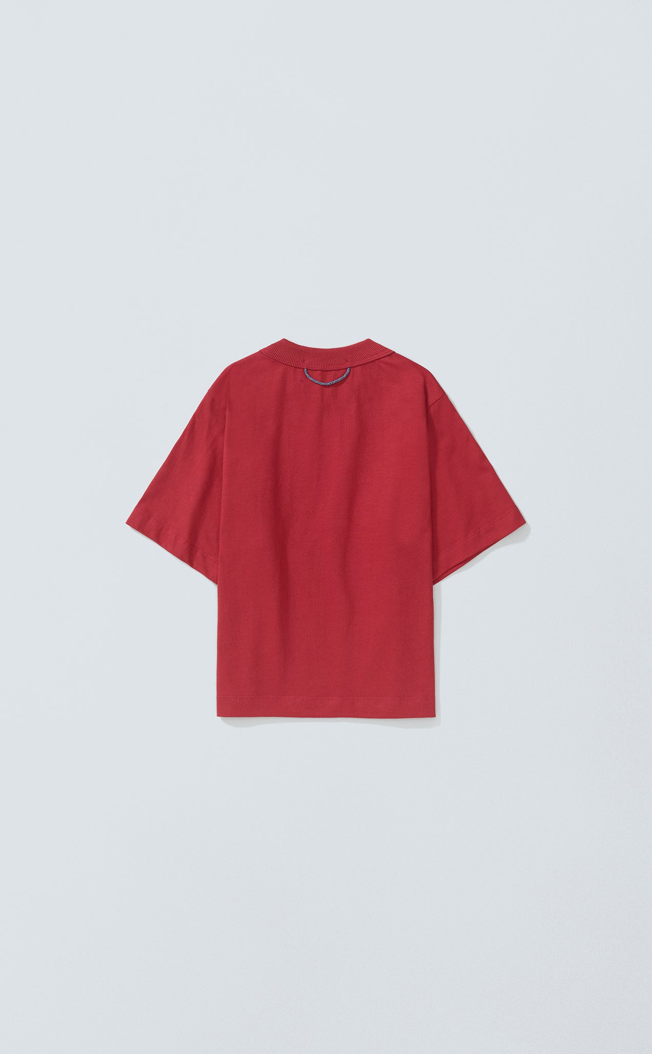 T-SHIRT FRAME BADGE BABY TEE RED
