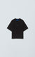 T-SHIRT QUADRO CREATIONS BABY TEE BLACK
