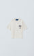 T-SHIRT FRAME BADGE BABY TEE OFF WHITE