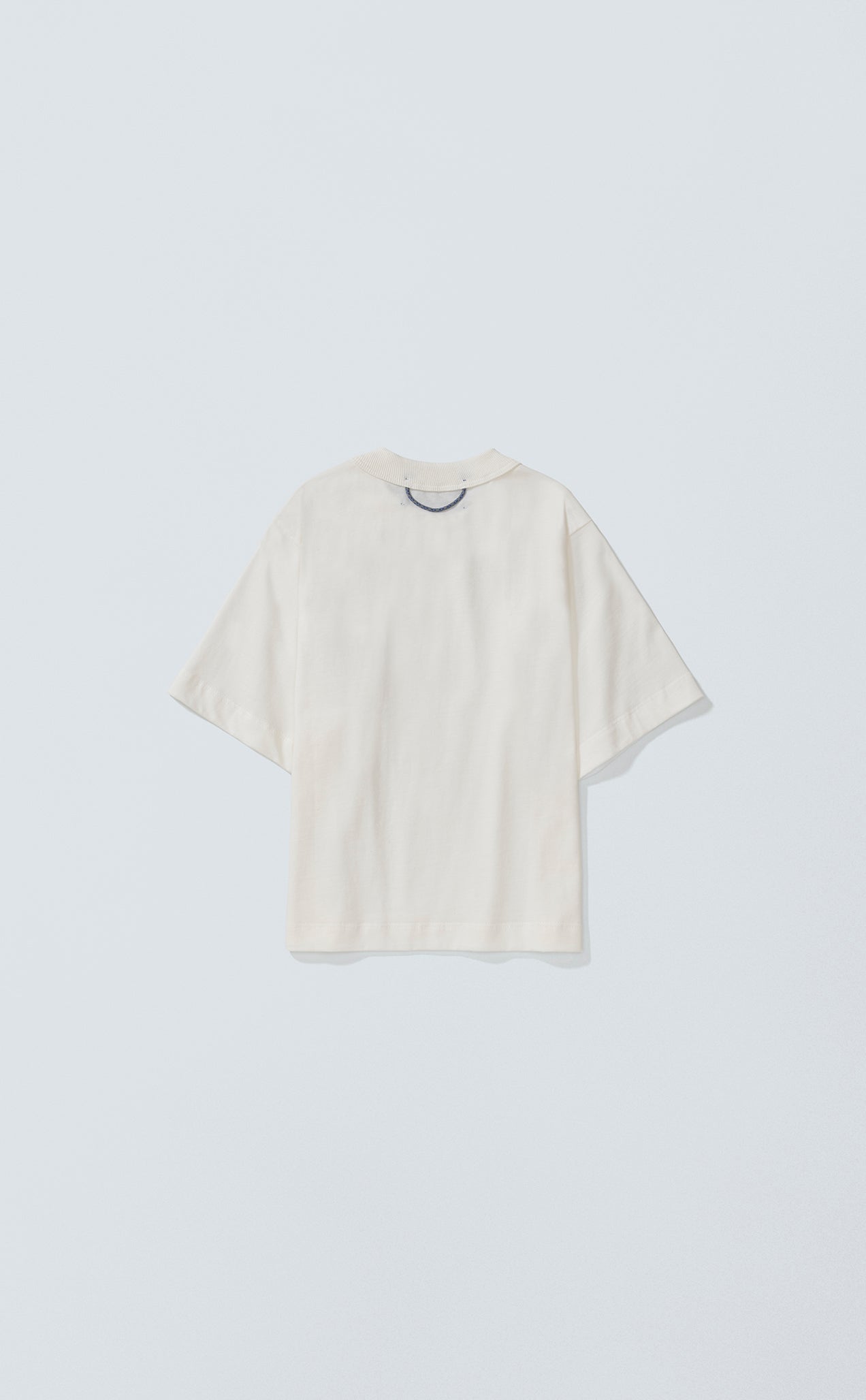 T-SHIRT FRAME BADGE BABY TEE OFF WHITE