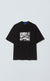 T-SHIRT QC NOTES BOXY BLACK