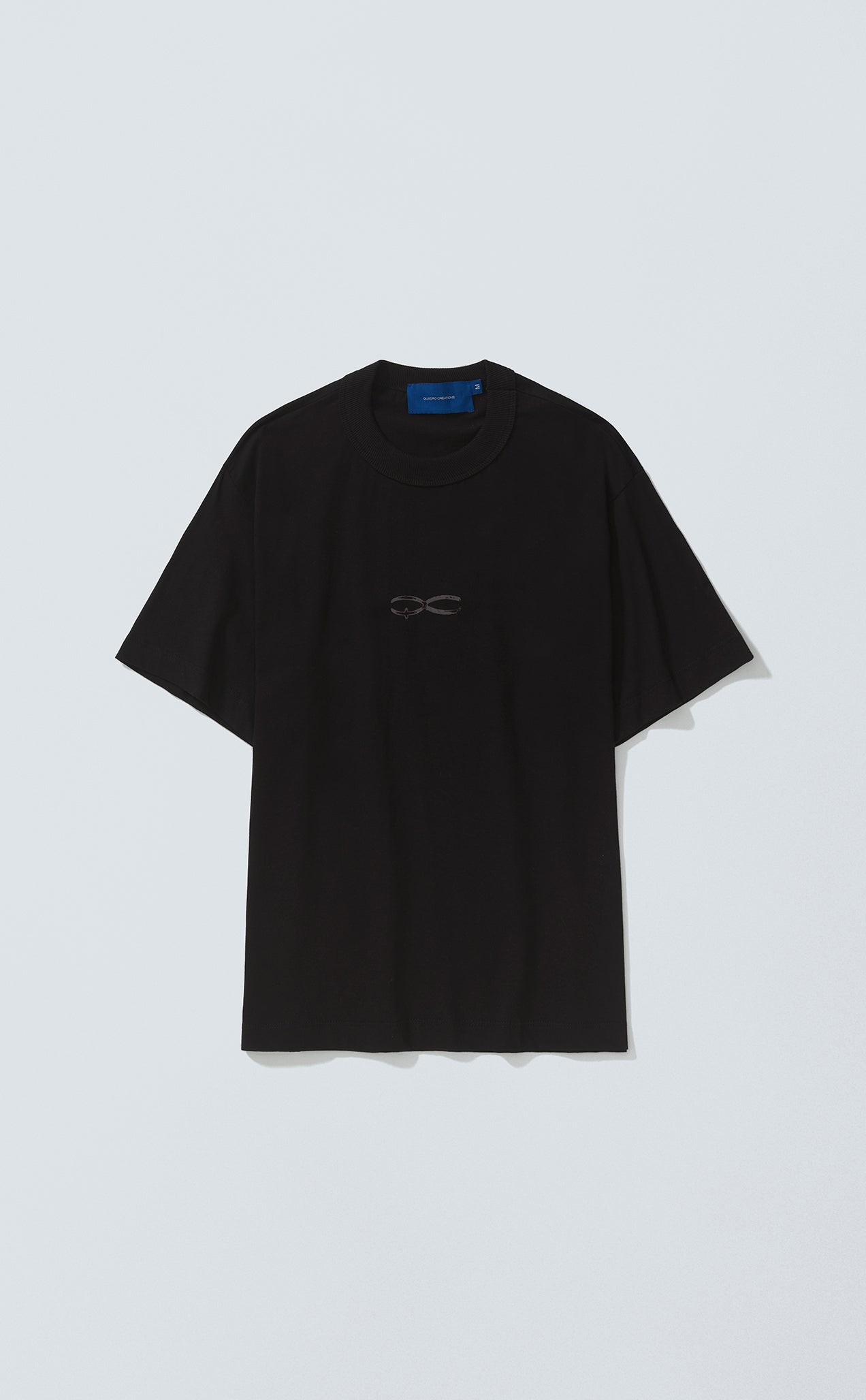 T-SHIRT QUADRO CREATIONS REGULAR BLACK
