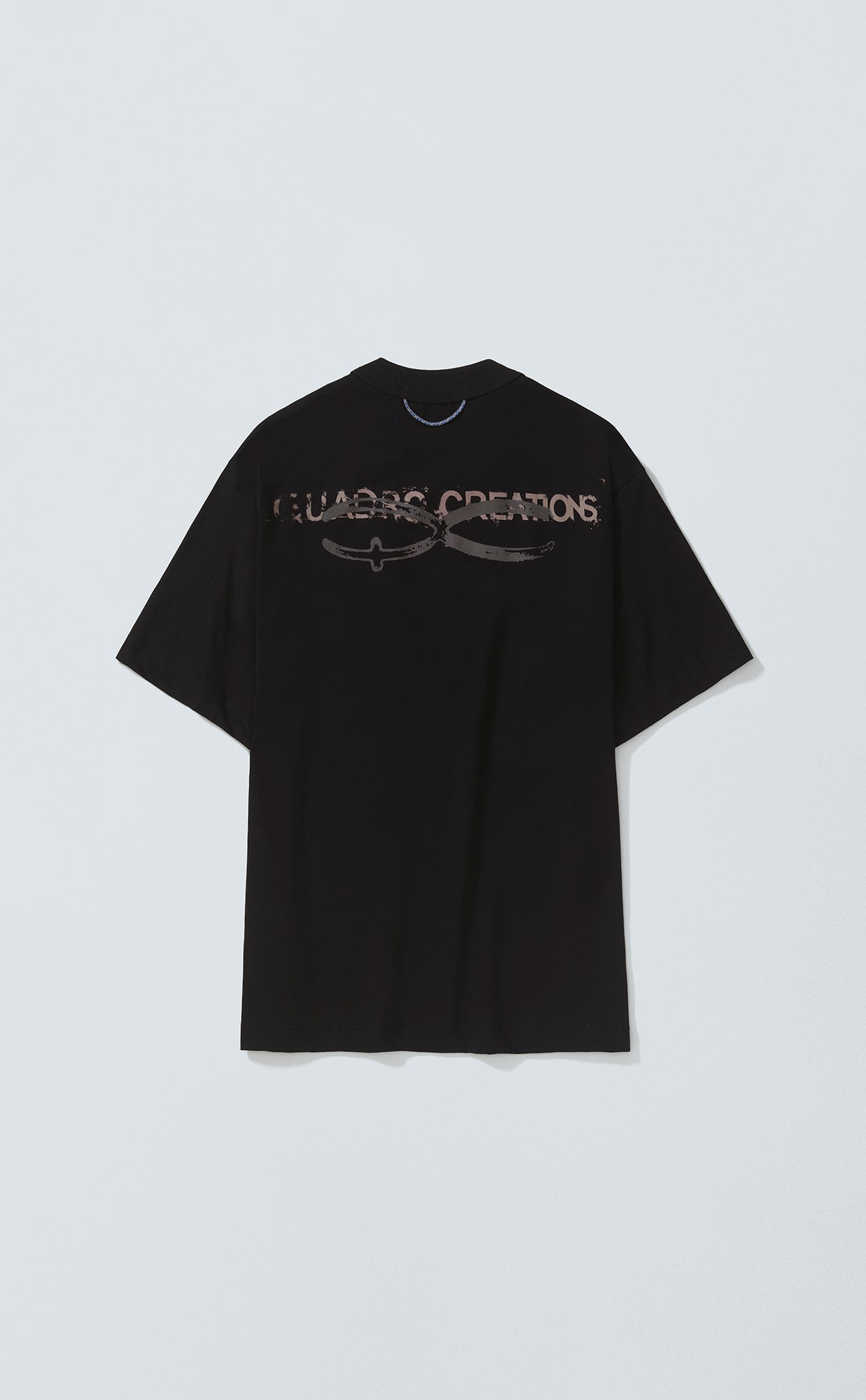 T-SHIRT QUADRO CREATIONS REGULAR BLACK