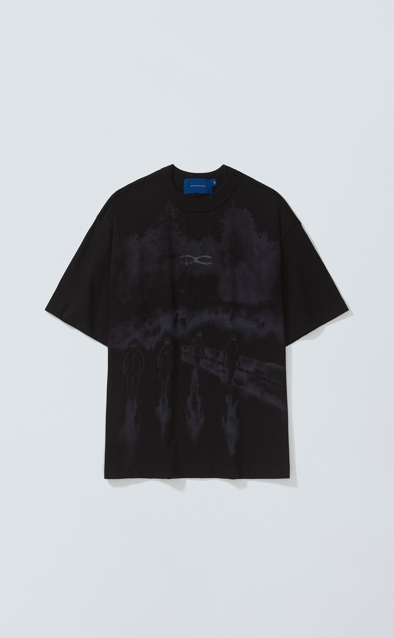 T-SHIRT QC PAINT BOXY BLACK