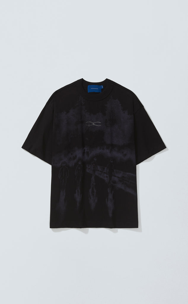 T-SHIRT QC PAINT BOXY BLACK