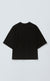 T-SHIRT PIQUET PLAYSOLITAIRE OVERSIZED RAGLAN BLACK