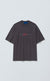 T-SHIRT HACKING ACTIVITIES BOXY DARK GREY
