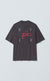 T-SHIRT HACKING ACTIVITIES BOXY DARK GREY