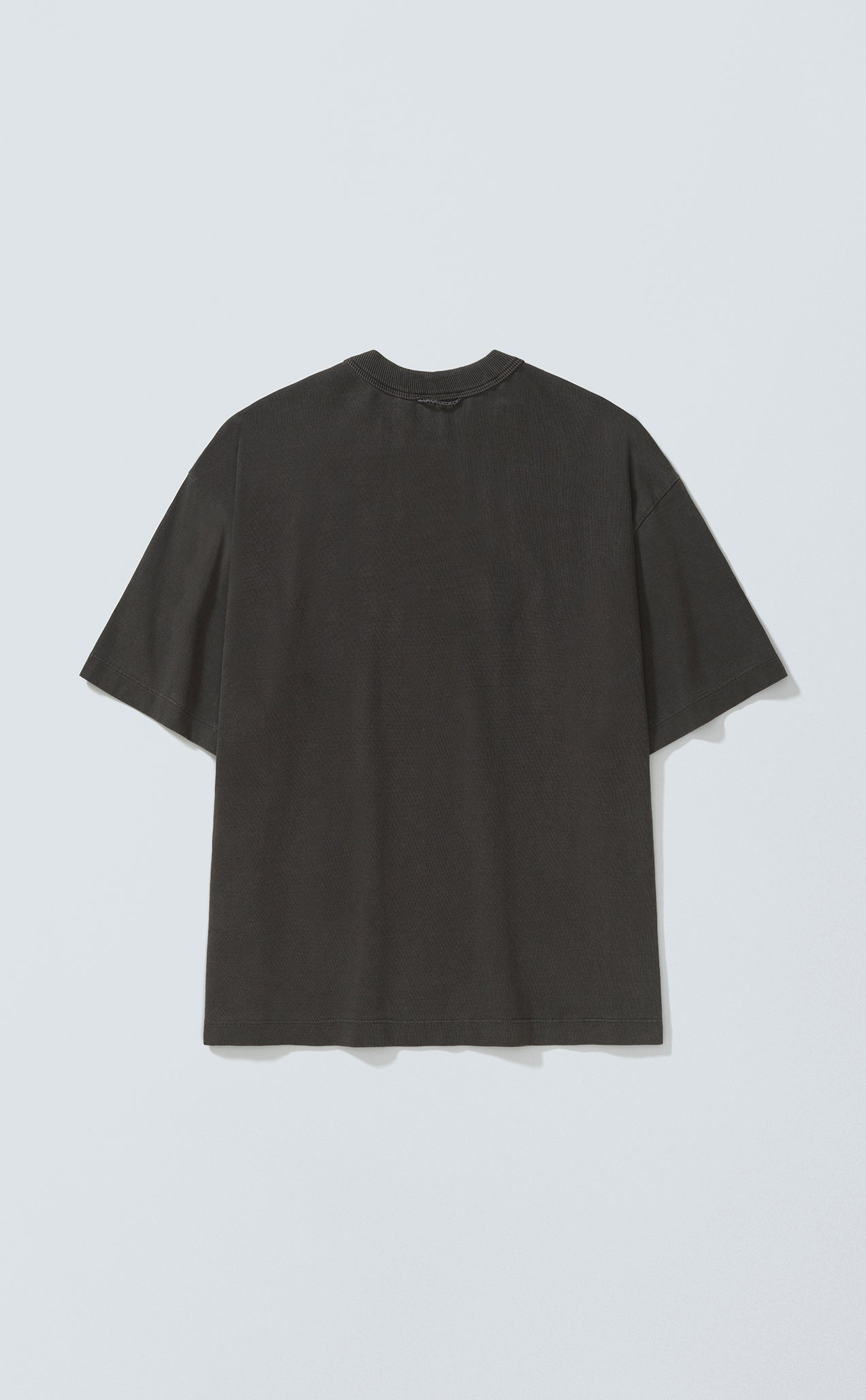 T-SHIRT BURNOUT BOXY STONED BLACK