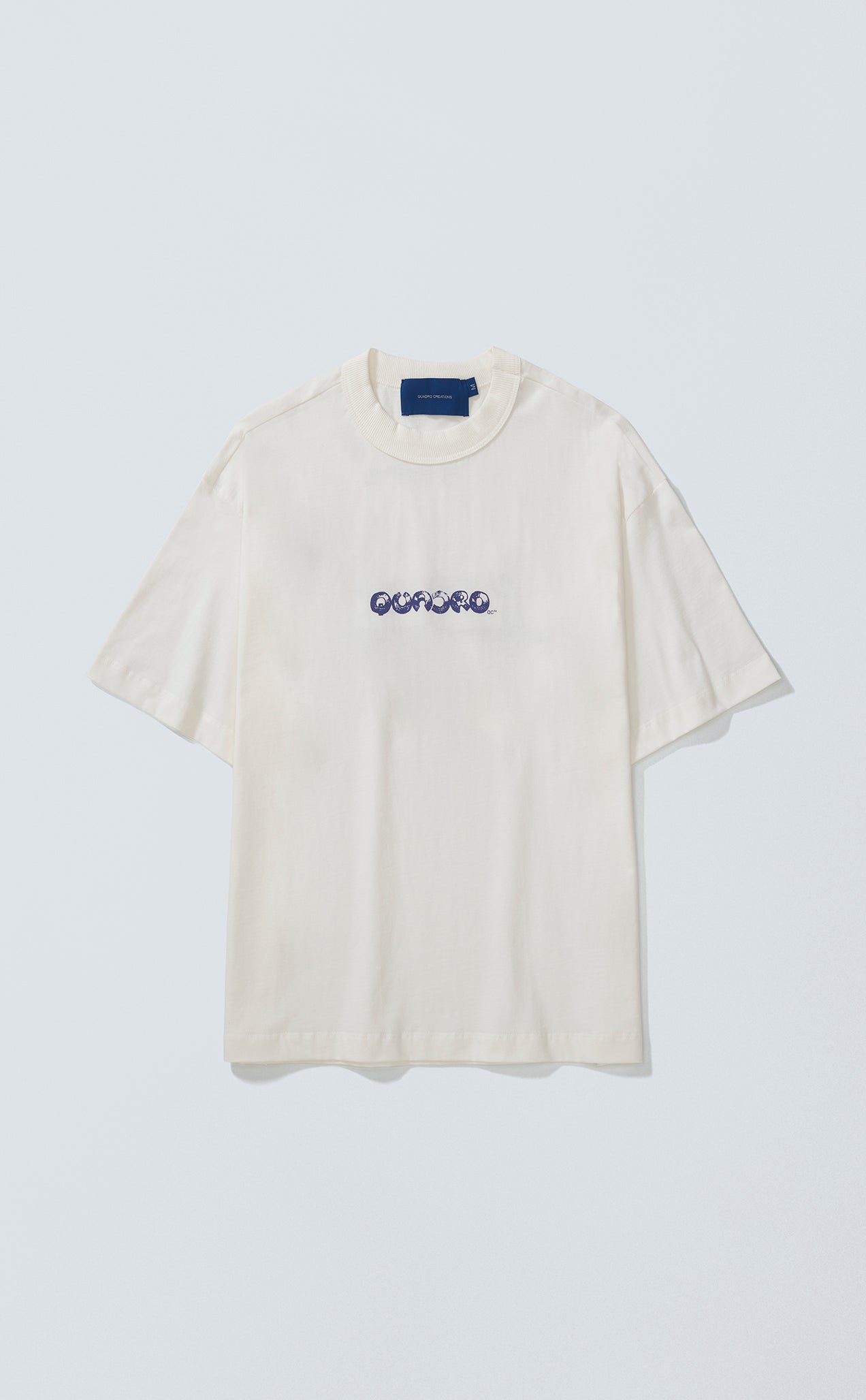 T-SHIRT QUADRO'S CRADLE BOXY OFF WHITE