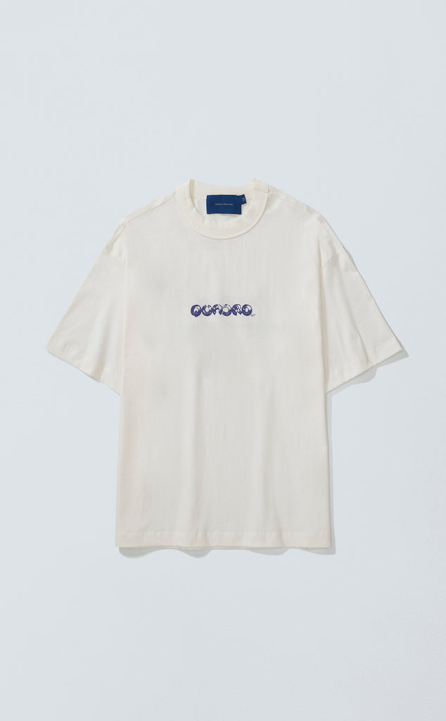 T-SHIRT QUADRO'S CRADLE BOXY OFF WHITE