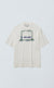 T-SHIRT QUADRO'S CRADLE BOXY OFF WHITE