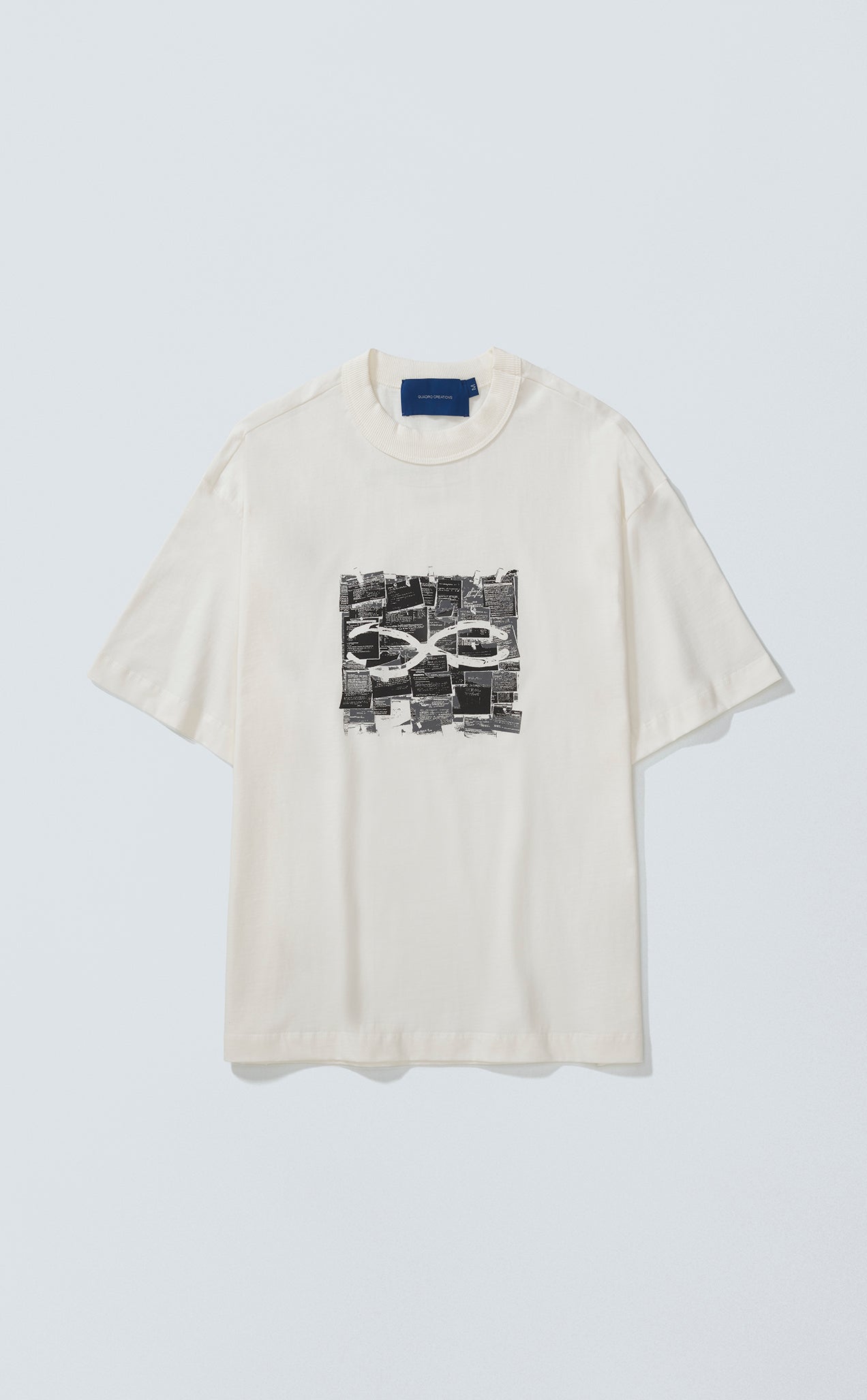 T-SHIRT QC NOTES BOXY OFF WHITE