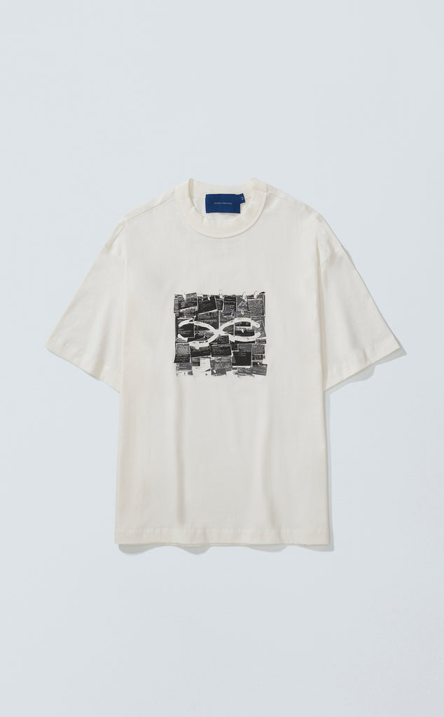 T-SHIRT QC NOTES BOXY OFF WHITE