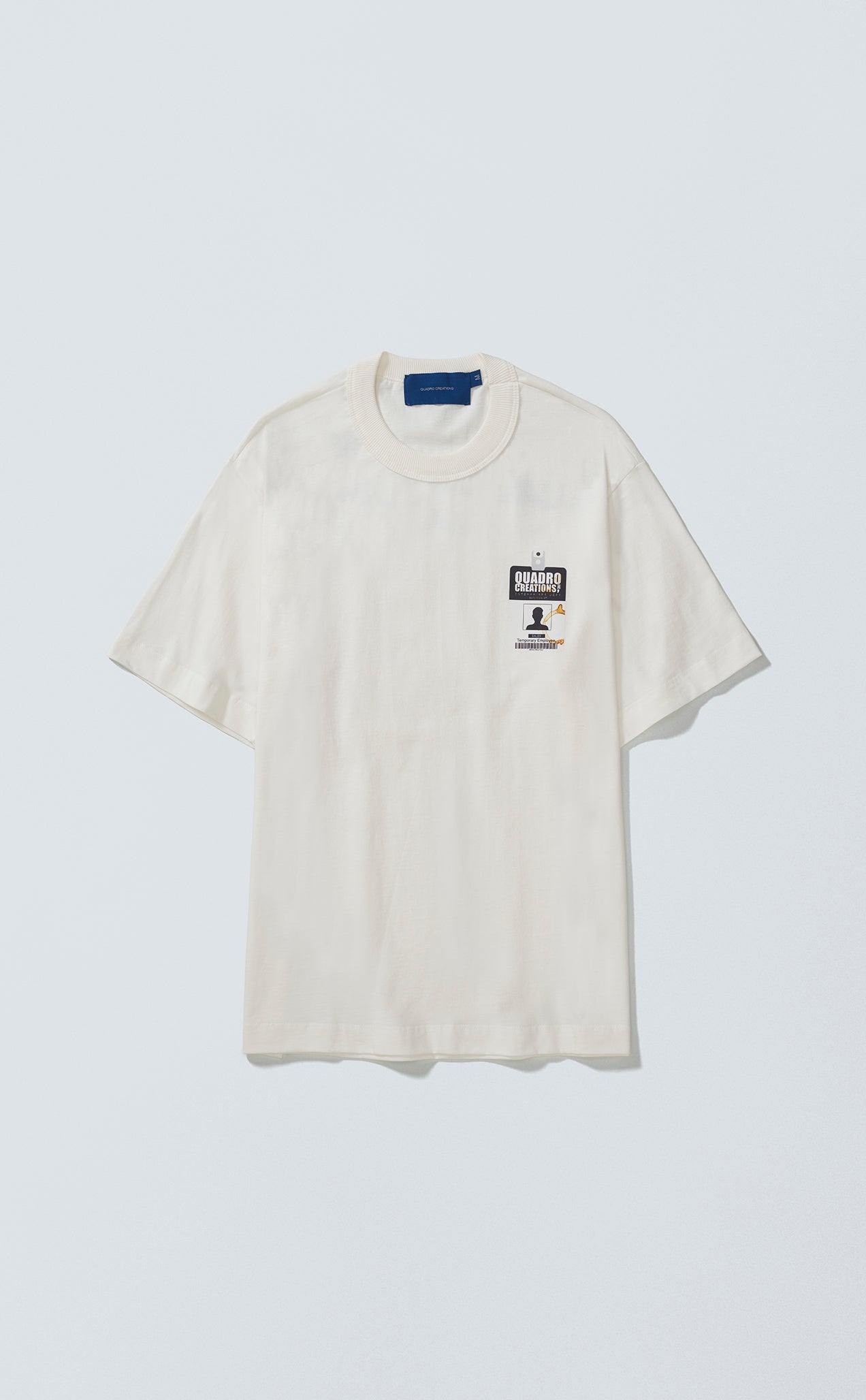 TSHIRT FRAME TEMPORARY BADGE REGULAR OFF WHITE