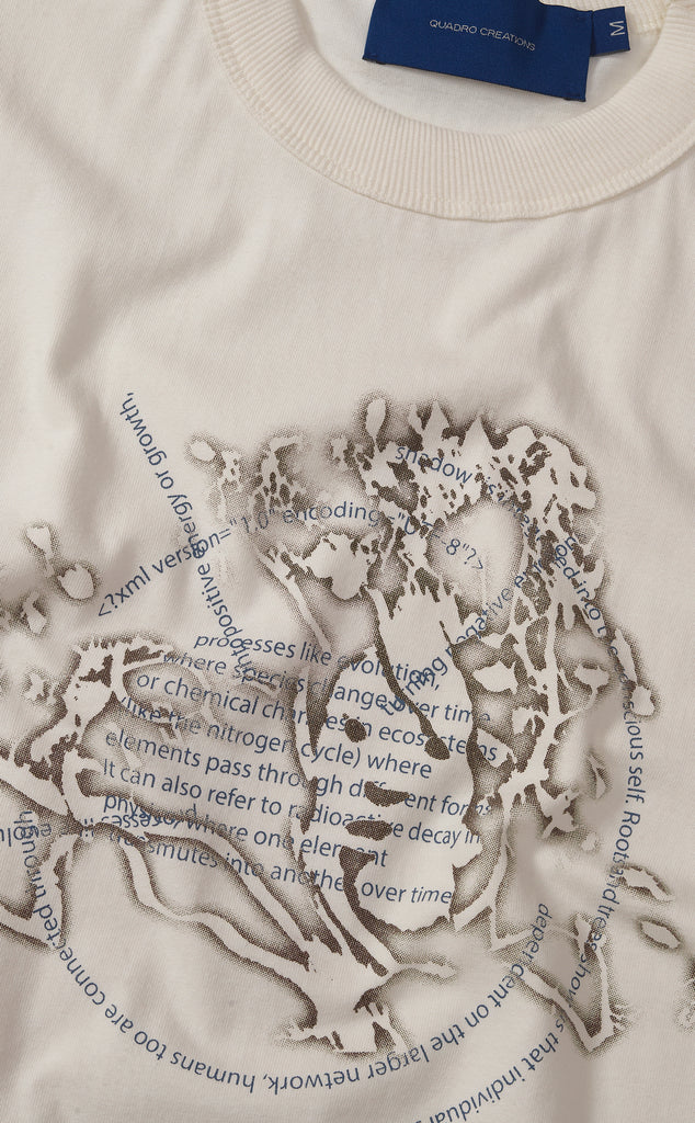 CAMISETA QC TRANSMUTAÇÃO BOXY OFF WHITE