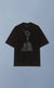 CAMISETA QC ARQUEOLOGOS BOXY PRETO